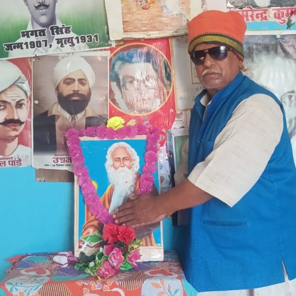रवीन्द्रनाथ ठाकुर की 85वीं पुण्यतिथि मनाई गई:लोगों ने दी श्रद्धांजलि, बताया महान शिक्षाविद् और मानवतावादी
