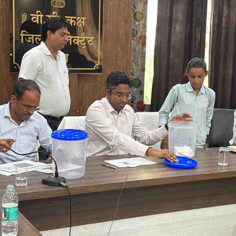 जिले की 6 नगरीय निकायों के वार्डों की लॉटरी निकाली:डीग नगर परिषद के 40 वार्डों में आरक्षण तय, सभापति पद पहले ही अनारक्षित