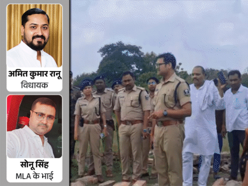 ‘छापेमारी में बच्चों की किताब तक पलटी, कुछ नहीं मिला’:विधायक बोले- माननीय के घर रेड कर हीरो बनना चाहती पुलिस, जमीन विवाद में हत्या होती वो नहीं दिखता