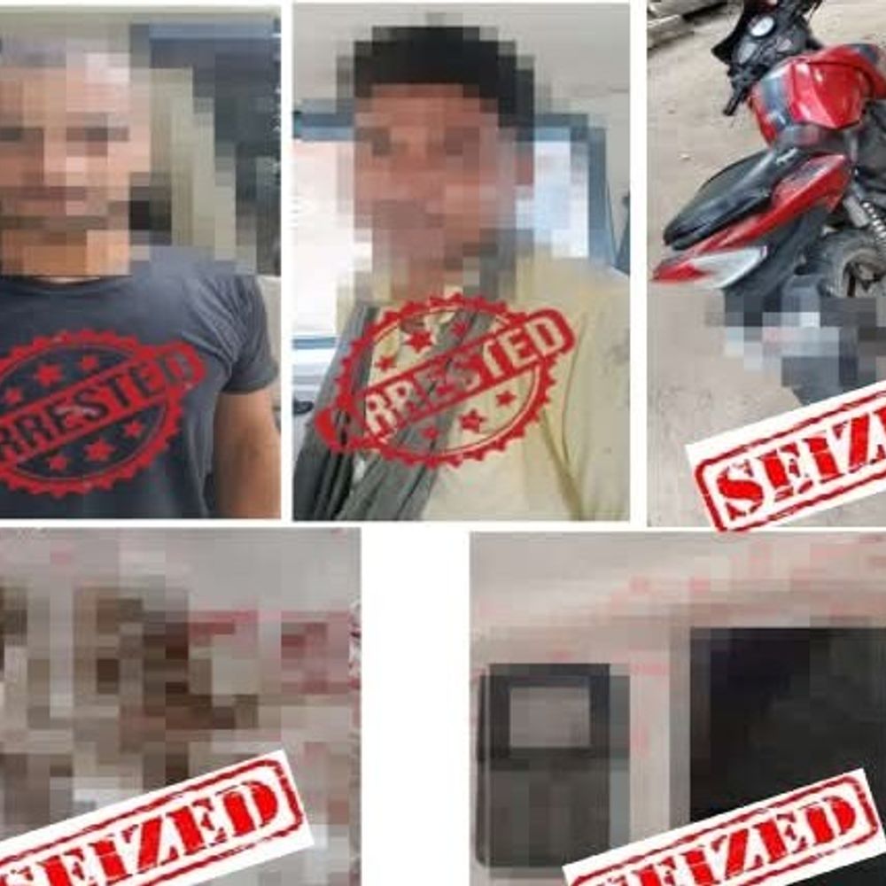 खगड़िया पुलिस ने स्मैक-कट्टा और नकदी पकड़ी:145 ग्राम स्मैक; बाइक के साथ 4 अरेस्ट, FIR दर्ज