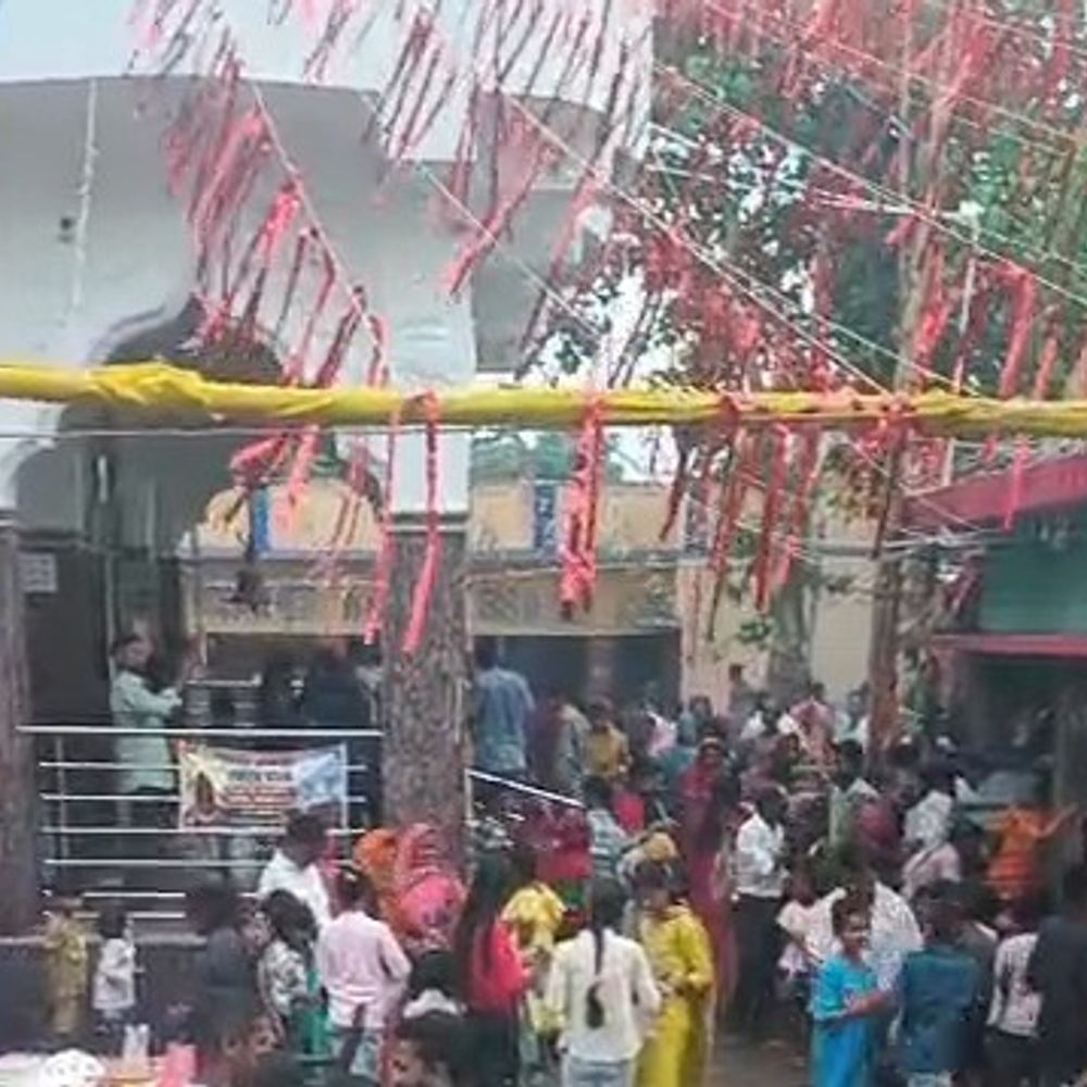 सांख धाम में अखंड रामधूनी नवाह जारी:मंदिर परिसर में उमड़ी श्रद्धालुओं की भीड़, 25 अगस्त तक चलेगा आयोजन