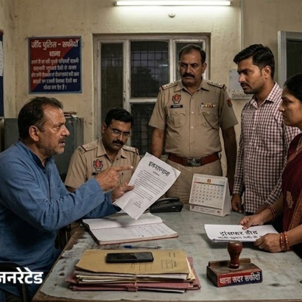 जींद में जमीन सौदे में 5 लाख रुपए हड़पे:आरोपी ने अपनी पत्नी के नाम कराई, जान से मारने की धमकी भी दी