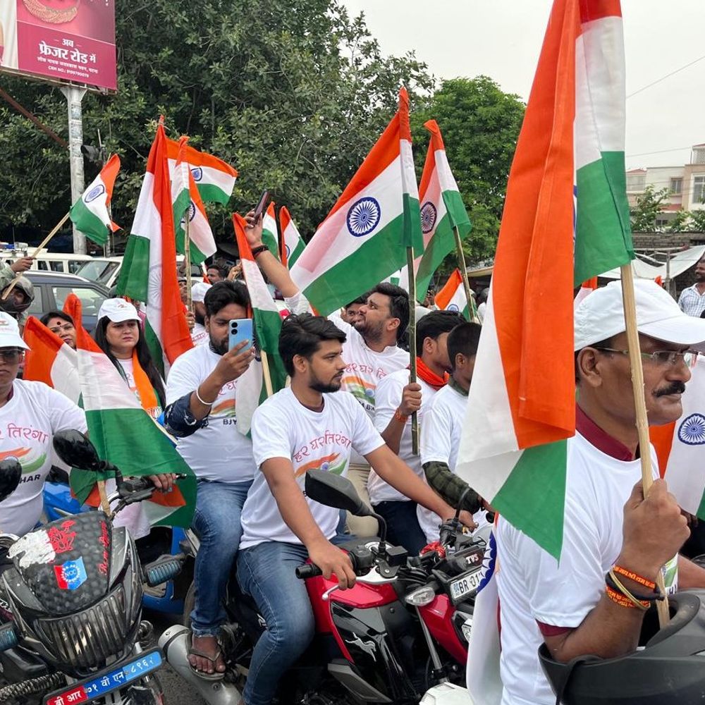 तिरंगा यात्रा को लेकर पटना में ट्रैफिक प्लान:JP गोलंबर से कारगिल चौक तक वाहनों की नो-एंट्री, सुबह 7 बजे से लागू रहेगा डायवर्जन