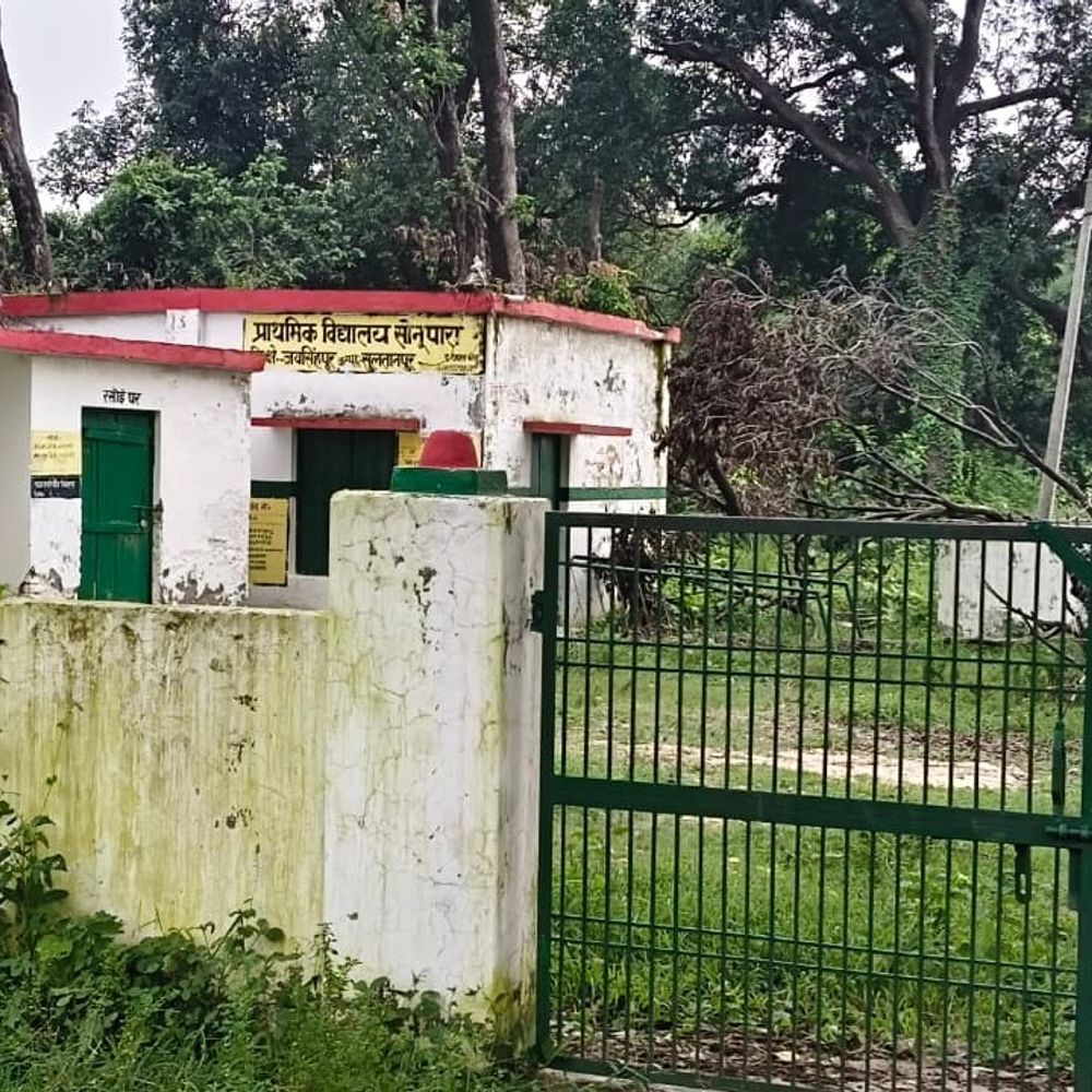 स्कूल वेबसाइट पर सक्रिय, धरातल पर खंडहर:AAP प्रवक्ता ने सुल्तानपुर के प्राथमिक विद्यालय की बदहाली पर उठाए सवाल