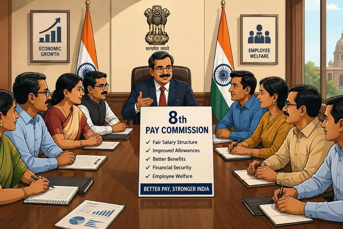 8th Pay Commission: रेलवे कर्मचारी संगठन ने न्यूनतम वेतन 52,600 रुपये करने की रखी मांग, हर पे लेवल पर अलग फिटमेंट फैक्टर लाने का प्रस्ताव