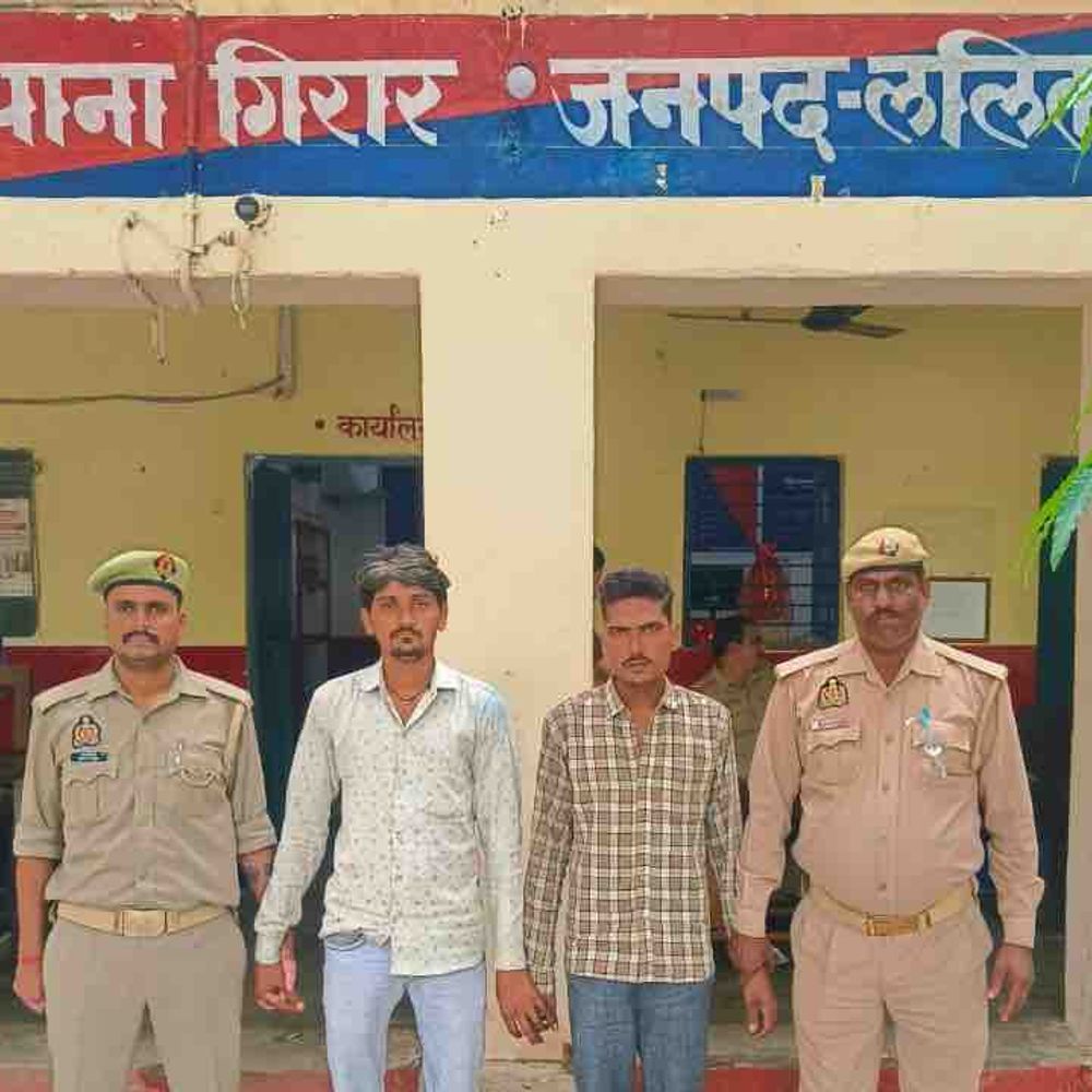 गिरार पुलिस ने दो वारंटी गिरफ्तार किए:मडावरा में एसपी के निर्देश पर हुई कार्रवाई