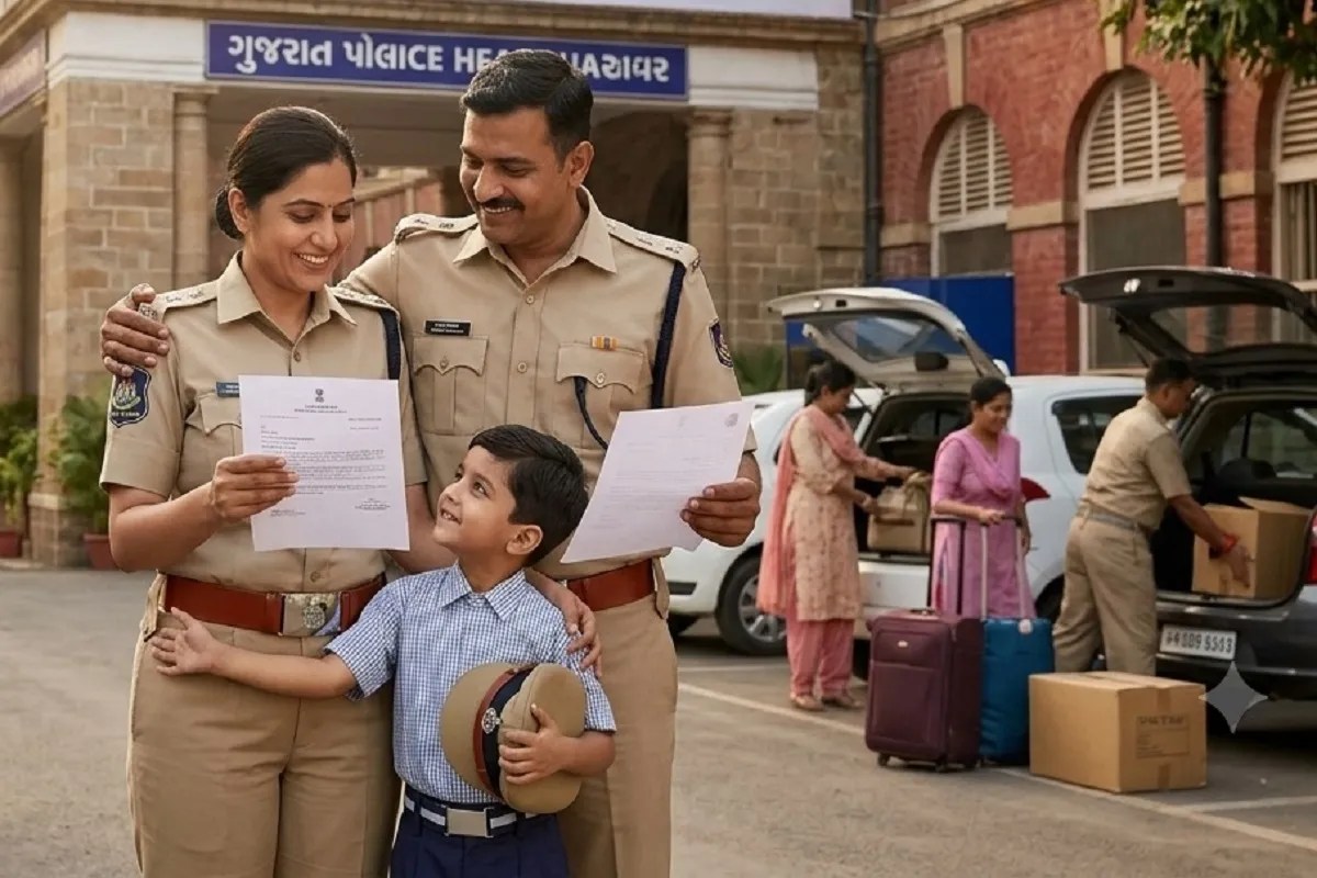 Gujarat: पुलिसकर्मी ‘दंपति’ अब नहीं रहेंगे दूर, एक साथ 415 पुलिसकर्मियों का तबादला