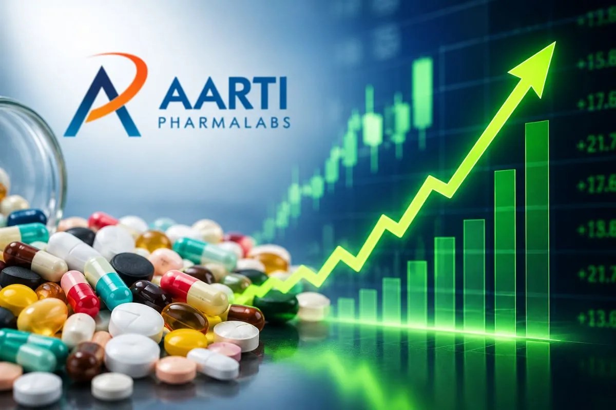 Aarti Pharmalabs Share 10th August: पहली तिमाही में मुनाफा 65% बढ़ा तो शेयर में लग गया 20% का अपर सर्किट