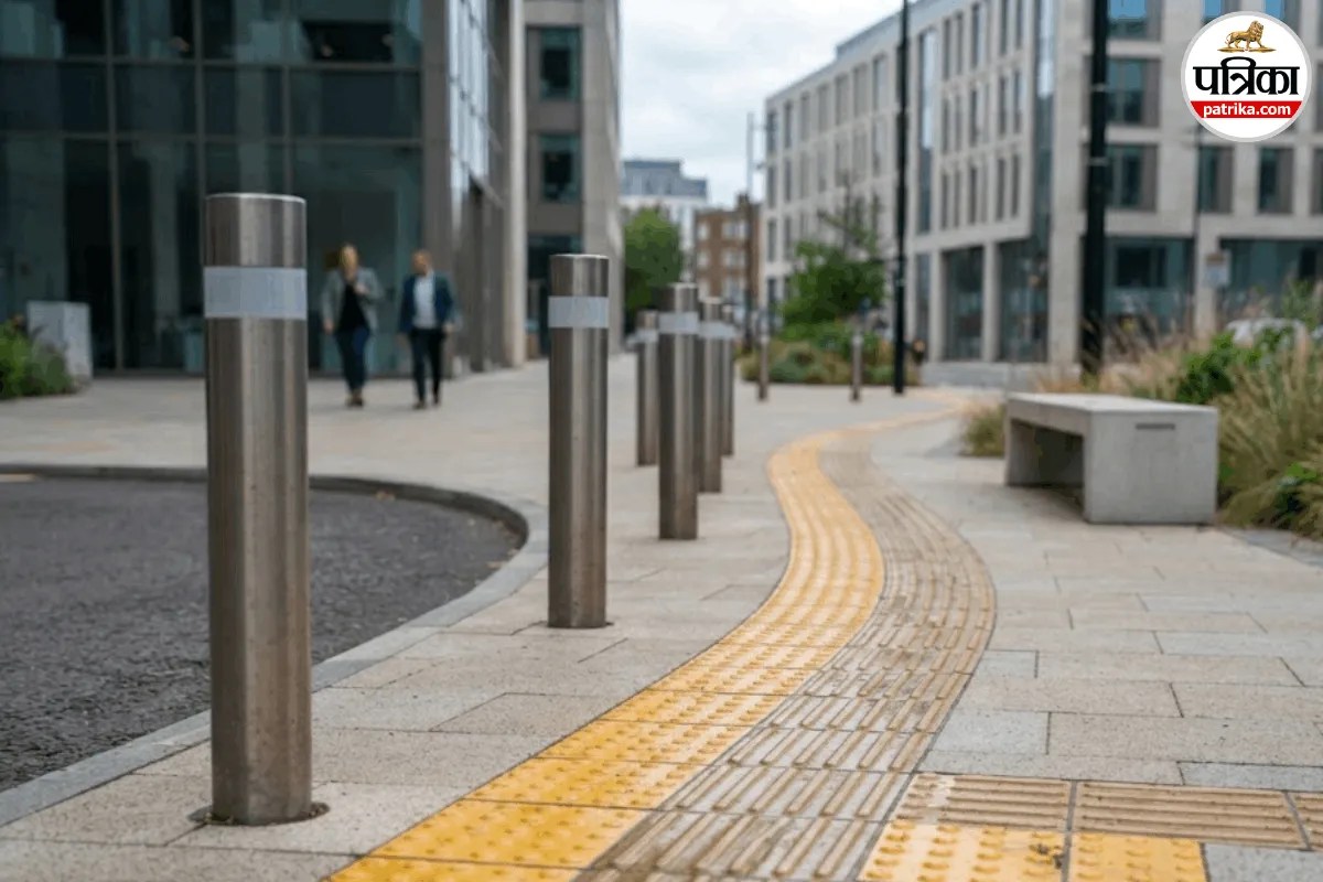 Bollards and Tactile Tiles Used: क्या आप जानते हैं सड़क और मेट्रो स्टेशन पर क्यों लगाए जाते हैं ये खंभे और पीली टाइल्स?