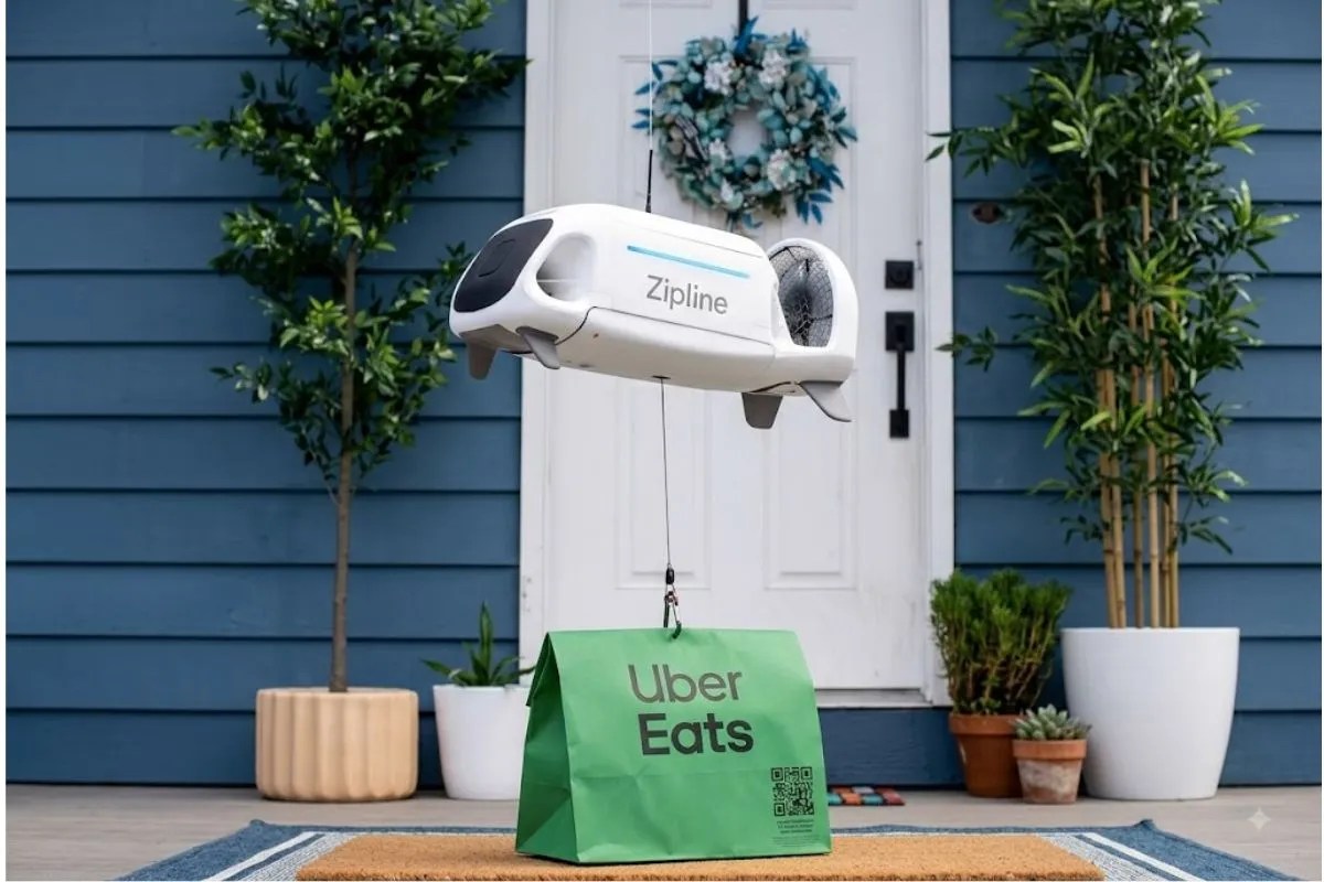10 मिनट में ड्रोन से आएगा खाना, Uber Eats और Zipline की डील से बदल सकती है फूड डिलीवरी की तस्वीर