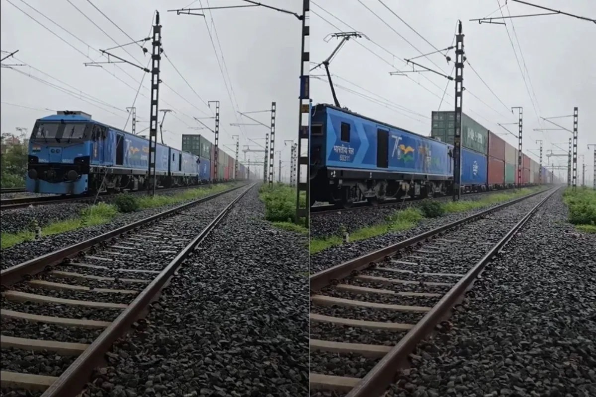 JNPT Mumbai Container Train: भारतीय रेलवे ने जेएनपीटी मुंबई से पहली डबल-स्टैक लॉन्ग-हॉल कंटेनर ट्रेन संचालित की