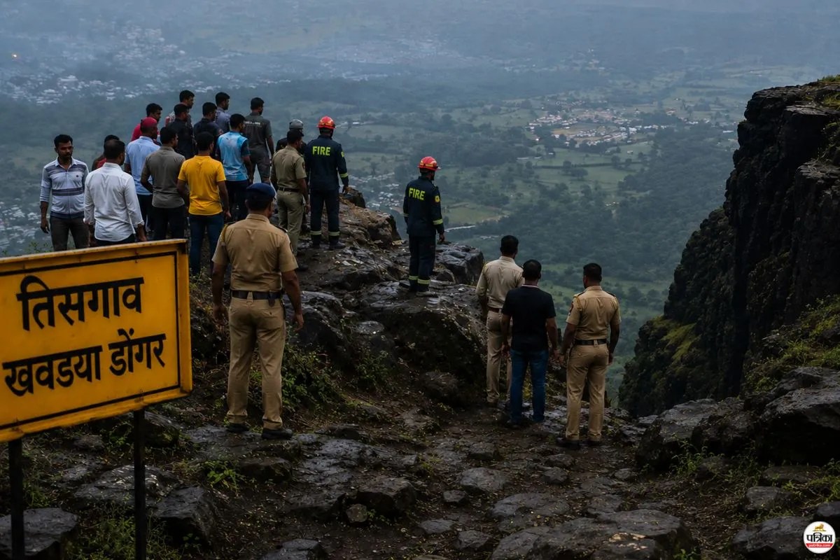 महाराष्ट्र में दर्दनाक हादसा: पहाड़ी के किनारे खड़ा था बेटा, बचाने दौड़े माता-पिता, तीनों की हो गई मौत