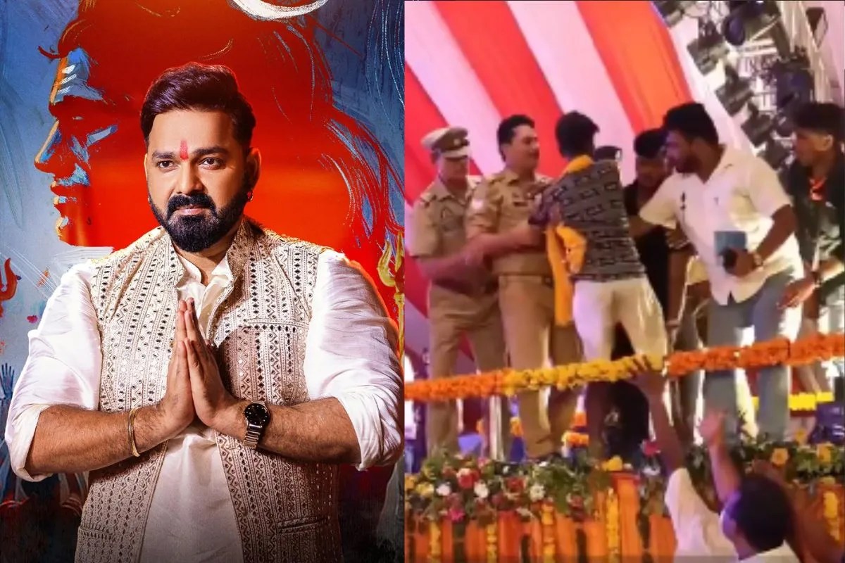 फैन को स्टेज से नीचे उतारते ही भड़के पवन सिंह? सिक्योरिटी ने धकेला, वापस बुलाकर कराया फोटो सेशन, VIDEO वायरल