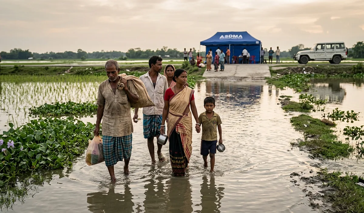 Assam Flood: असम में बाढ़ की स्थिति में सुधार, 5 जिलों में 62 हजार प्रभावित