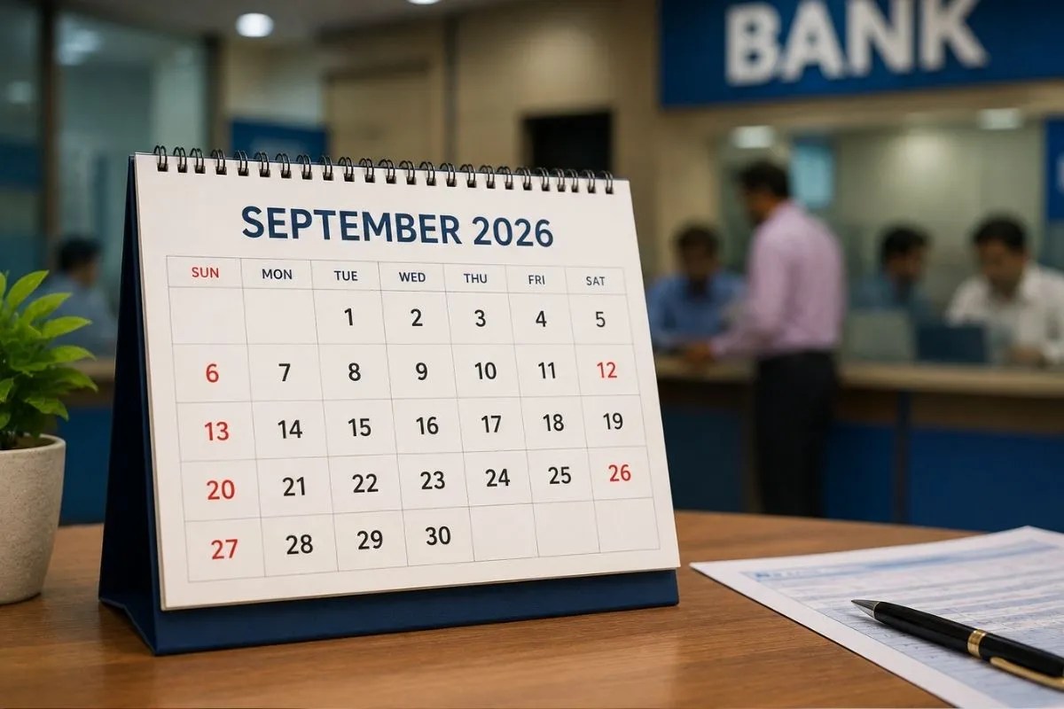 Bank Holidays September 2026: सितंबर में देश के अलग-अलग जोन में कुल 14 दिन बंद रहेंगे बैंक, समय पर निपटा लें अपने जरूरी काम