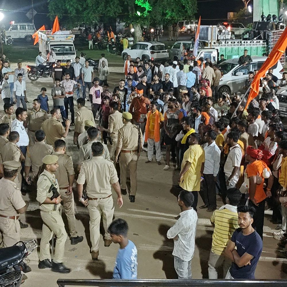 कन्नौज में कांवड़ यात्रा के हंगामे में 9 पर FIR:पुलिस से झड़प के बाद ढाई घंटे रुकी यात्रा, एडीएम ने मंच से मांगी थी माफी