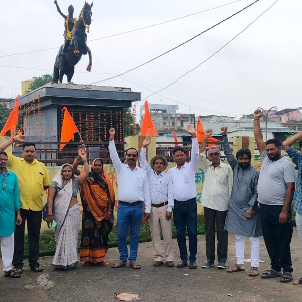 रायसेन में रानी अवंतीबाई लोधी की 195वीं जयंती मनाई:शहर में 10 से 12 जगहों पर हुए कार्यक्रम, एकता और शिक्षा का संदेश दिया