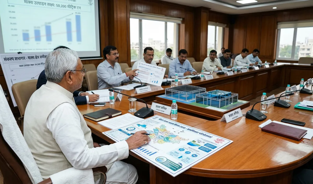 Bihar CM Samrat Choudhary ने मत्स्य क्षेत्र की समीक्षा की, विजन 2030 पर दिया जोर