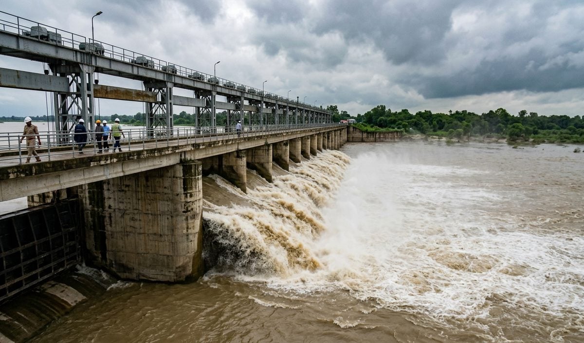 Nepal Flood से Bihar में अलर्ट, गंडक बैराज के सभी 36 फाटक खोले गए