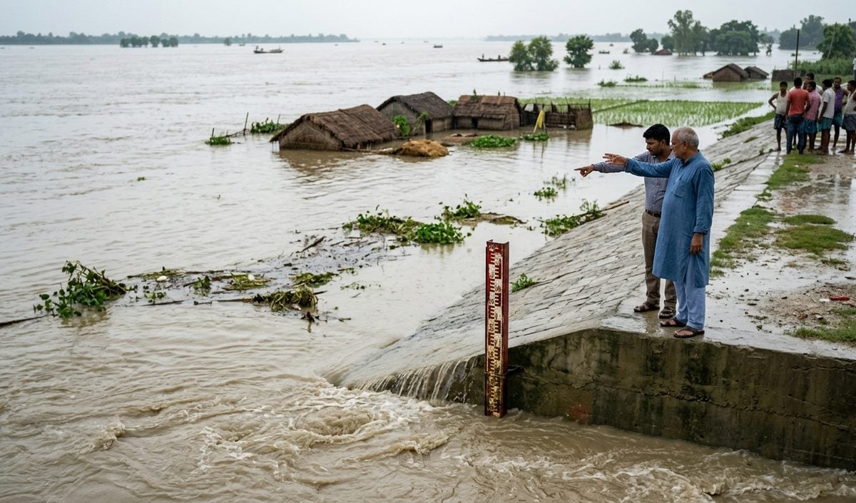 Bihar Flood: Ganga और Kosi समेत कई प्रमुख नदियां खतरे के निशान से ऊपर