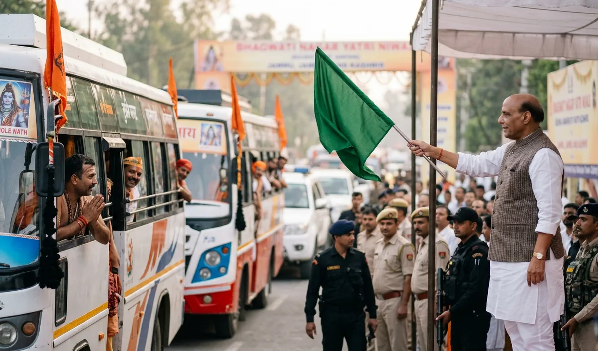 Budha Amarnath Yatra का पहला जत्था जम्मू से रवाना, उपराज्यपाल ने दिखाई हरी झंडी