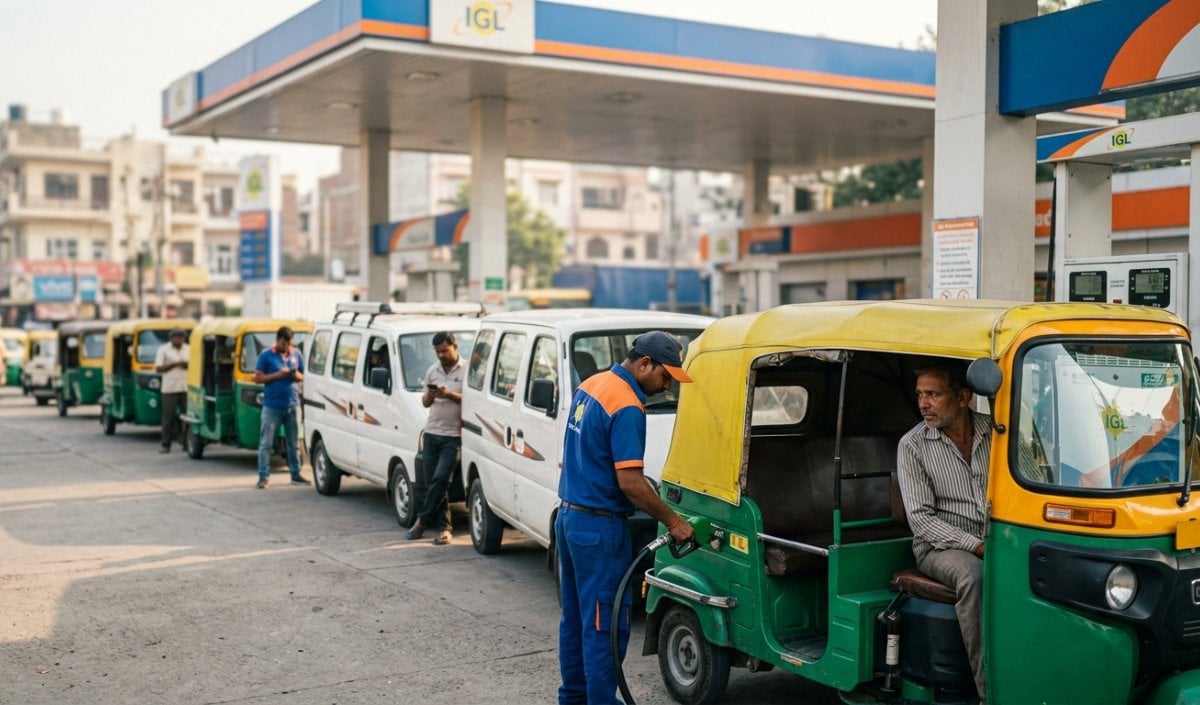 दिल्ली में इस साल करीब 10 रुपये महंगी हुई CNG, Noida और गाजियाबाद में भी बढ़े दाम