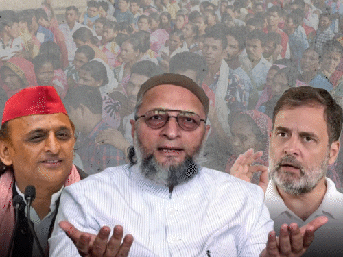 ओवैसी को क्यों कमजोर करना चाह रही सपा-कांग्रेस:2022 चुनाव में कई सीटों पर सपा कैंडिडेट जितने वोट से हारा, उसके दोगुने AIMIM को मिले
