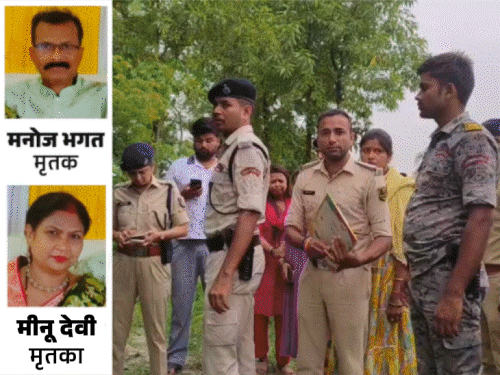 वाराणसी से पकड़ा गया भाई, अब बहन-बहनोई पर भी आरोप:कारोबारी दंपति हत्याकांड में नया मोड़, परिजन बोले- अकेले नहीं कर सकता था डबल मर्डर