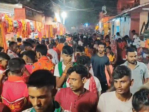 श्रद्धालुओं से घाट पर ज्यादा भीड़ न लगाने की अपील:सुल्तानगंज में एसएसपी ने सुरक्षा व्यवस्था का लिया जायजा, सावन का आज अंतिम दिन