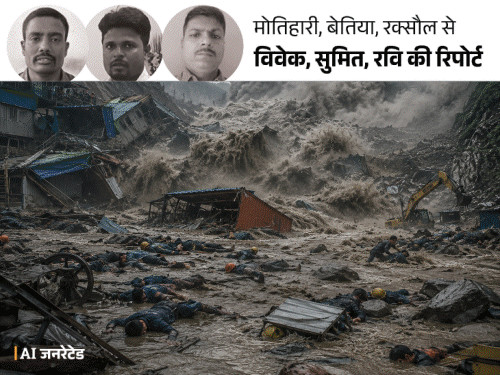 रानी के पापा, बहुत तेज पानी आवता…:नेपाल से बेतिया लौटे युवक ने कहा- हर जगह लाशें बह रह थी, जानिए जिंदा लौटे लोगों की कहानी