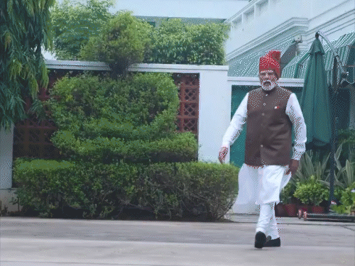 लाल-किला जाने से पहले मोदी ने गाय को चारा दिया:मोर को दाना खिलाया; इंस्टाग्राम पर VIDEO शेयर कर लिखा- ये मेरा डेली रूटीन