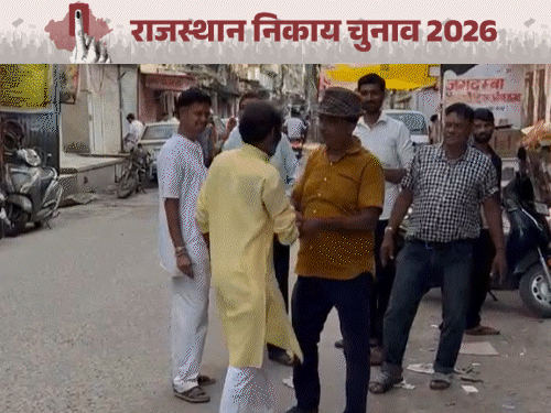 जयपुर- कांग्रेस से टिकट के दावेदारों ने शुरू किया प्रचार:नामांकन से पहले वार्ड के लोगों से मिलकर वोट देने की अपील कर रहे