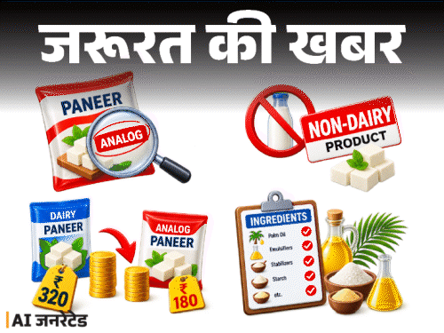 जरूरत की खबर- ‘एनालॉग पनीर’ पांच राज्यों में बैन:ये डेयरी प्रोडक्ट नहीं है, जानें कैसे बनता है, खरीदते हुए क्या सावधानी बरतें