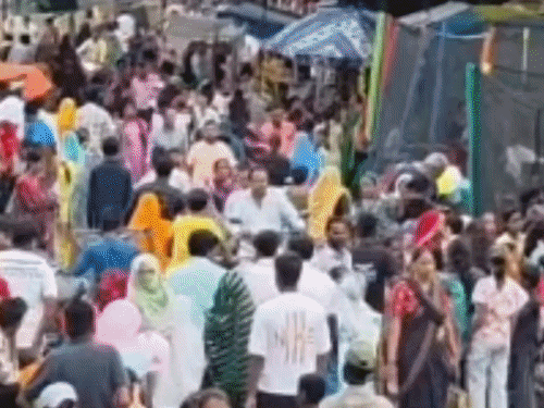 दतिया में सावन तीज पर झूला उत्सव:श्री कृष्ण ने राधा रानी संग झूला झूला, मंदिरों में भजन-कीर्तन; उमड़ी भीड़