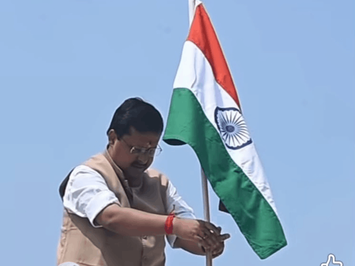 नितिन नबीन की तिरंगा फहराते फोटो से छेड़छाड़:रायपुर में कांग्रेस नेता पर FIR; बीजेपी ने राष्ट्रध्वज के अपमान का आरोप लगाया