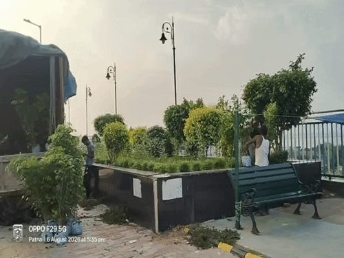 जेपी गंगा पथ 5 हजार पौधों से संवरेगा:95 प्लांटर बॉक्स में 14 प्रजातियां लगेंगी, कोलकाता-हैदराबाद से मंगाए पौधे, बनेगा प्रमुख टूरिस्ट स्पॉट