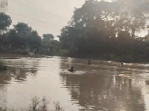 औरंगाबाद में 20 घंटे बाद मिला लड़की का शव:मां-बहन के साथ घर लौट रही थी, चचरी पुल से नीचे नदी में गिरी; रातभर टॉर्च की रोशनी में तलाश