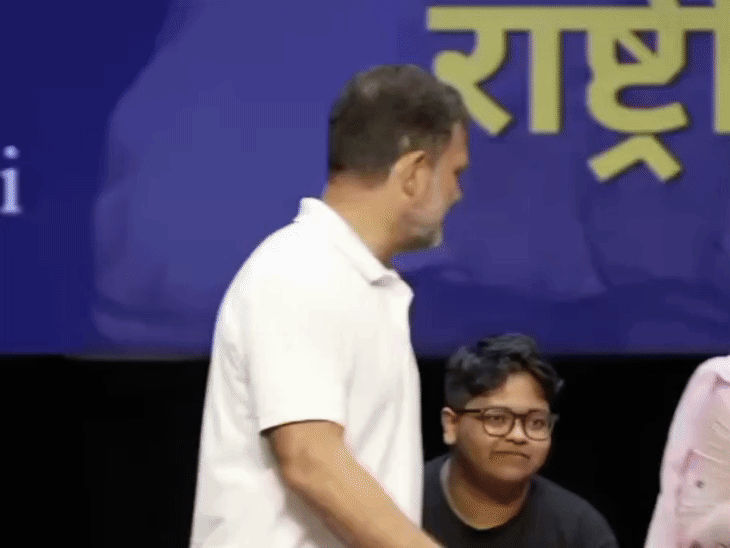 कांग्रेस के रचनात्मक कांग्रेस प्रकोष्ठ का अधिवेशन:खड़गे और राहुल गांधी ने लोगों से की बातचीत