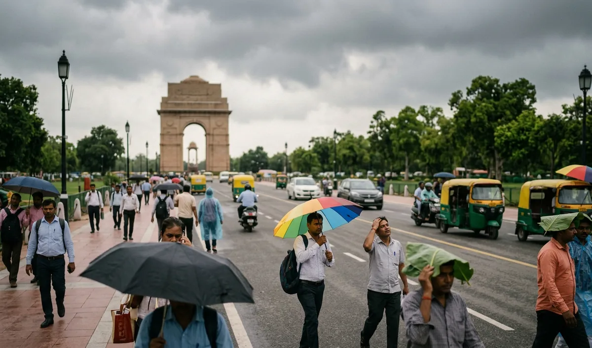 Delhi में आज न्यूनतम तापमान 27.8 डिग्री रहा, IMD ने हल्की बारिश की जताई संभावना