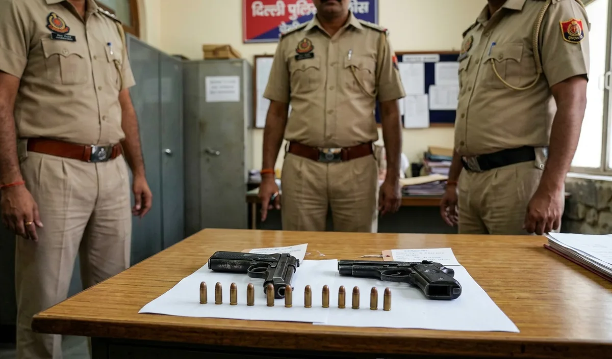 Delhi Police ने टिल्लू ताजपुरिया गिरोह के 3 शूटर पकड़े, 2 पिस्तौल व 11 कारतूस जब्त