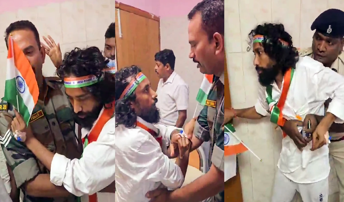 रांची में लोकतंत्र का अपमान! Devendra Mahto को तिरंगा यात्रा से रोका, पुलिस पर पिटाई का आरोप