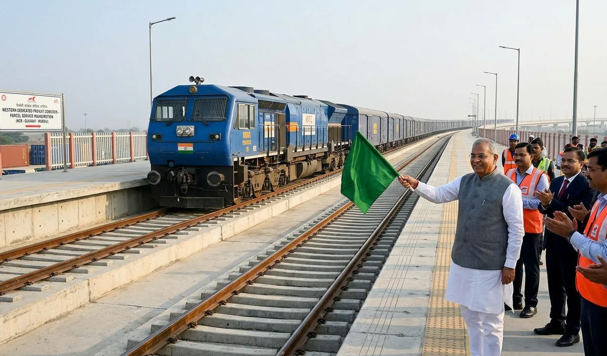 DFCCIL ने NCR और गुजरात के बीच शुरू की नई Parcel Train सेवा, मुंबई तक पहुंचेगा सामान