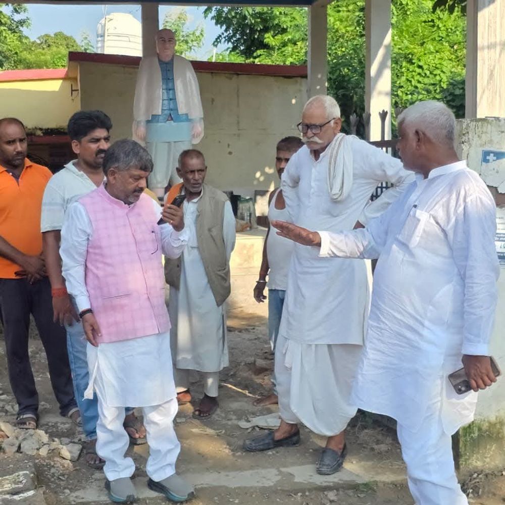 अख्तियारपुर में पटेल भवन का विधायक ने किया निरीक्षण:विकास कार्यों में गुणवत्ता प्राथमिकता; लापरवाही पर होगी कार्रवाई