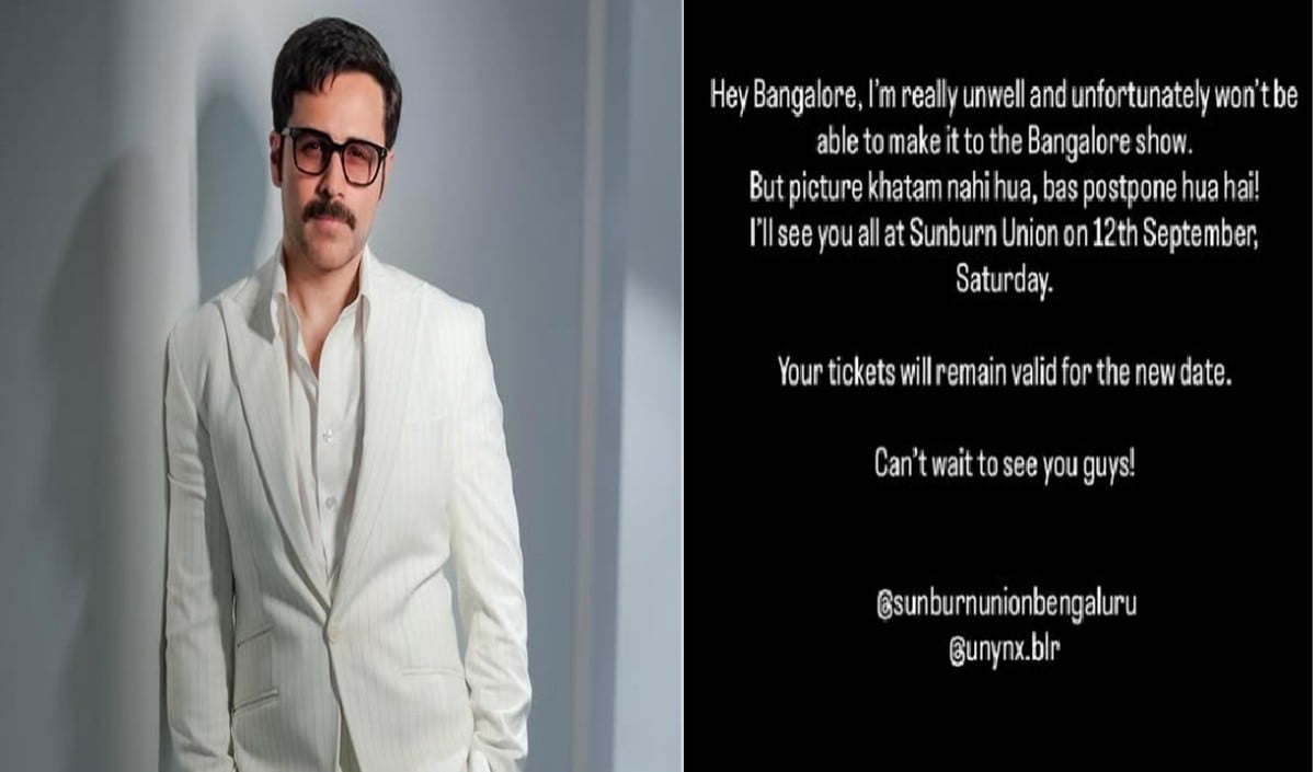 Awarapan 2 की सफलता के बीच Emraan Hashmi हुए Swine Flu का शिकार, टला बेंगलुरु का मेगा इवेंट