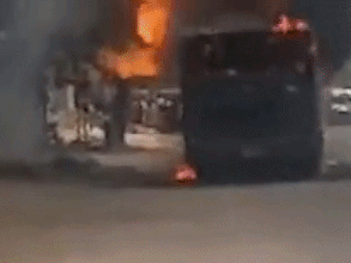 गुरुग्राम में चलती सिटी बस में भीषण आग:कापसहेड़ा बॉर्डर की तरफ जा रही थी, बाल-बाल बची सवारियां, कूदकर बचाई जान