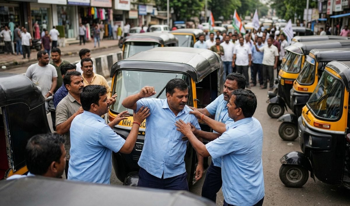 Mumbai में ऑटो चालक पर हमला करने वाले 4 लोग गिरफ्तार, Marathi भाषा प्रदर्शन से जुड़ा मामला
