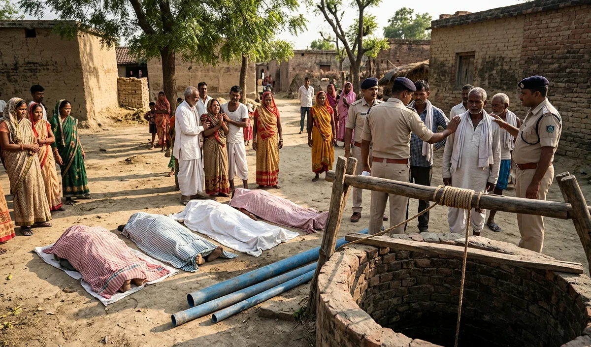 Gayaji में जहरीली गैस से 4 लोगों की मौत, कुएं में मोटर मरम्मत के दौरान हादसा