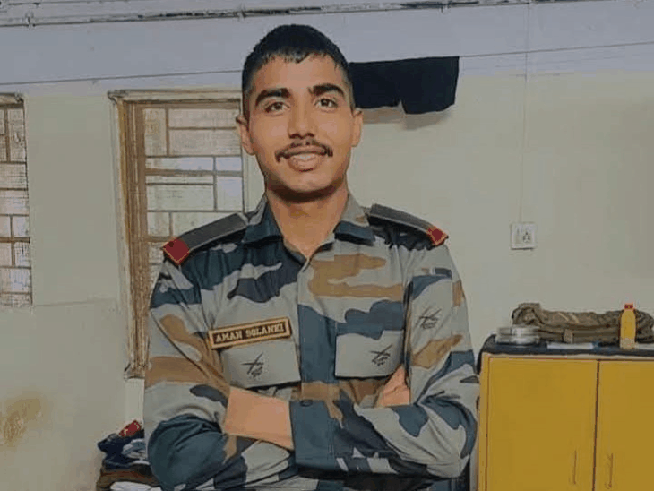 डाककांवड़ ला रहे सेना के जवान की हादसे में मौत:राष्ट्रीय स्तर के कबड्डी खिलाड़ी थे, पार्थिव शरीर गांव पहुंचा