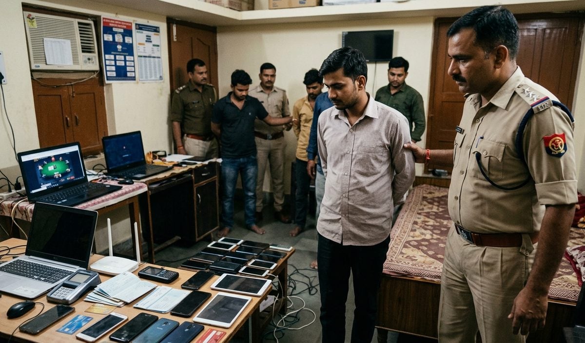 Gorakhpur में Online Betting गिरोह के 5 सदस्य गिरफ्तार, LLB छात्र भी शामिल