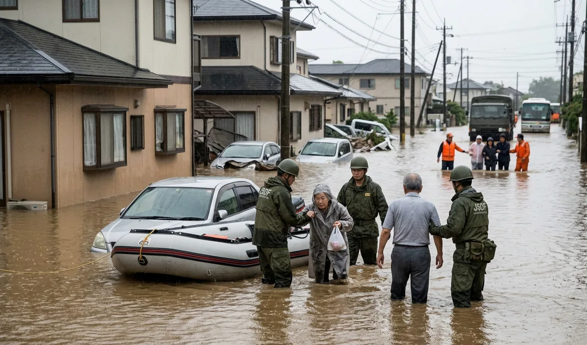 Japan के Tokyo और चिबा में heavy rain से बाढ़, 4 लोगों की मौत, 1 लापता